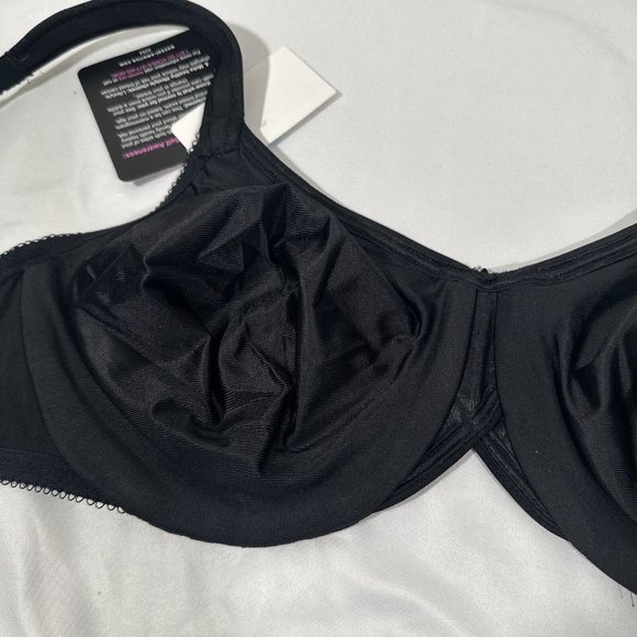 NWT Wacaol [ 42C US ] Awareness Underwire Bra in‎ Black #5700 - Picture 9 of 12